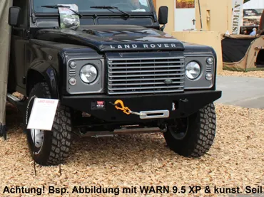 Seilwinden Set Rover Defender neue Ausführung mit WARN M8000