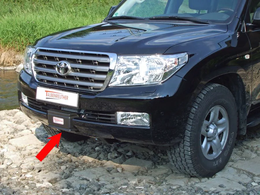 Seilwinden Set Toyota V8 Land Cruiser 200 mit WARN XD9000