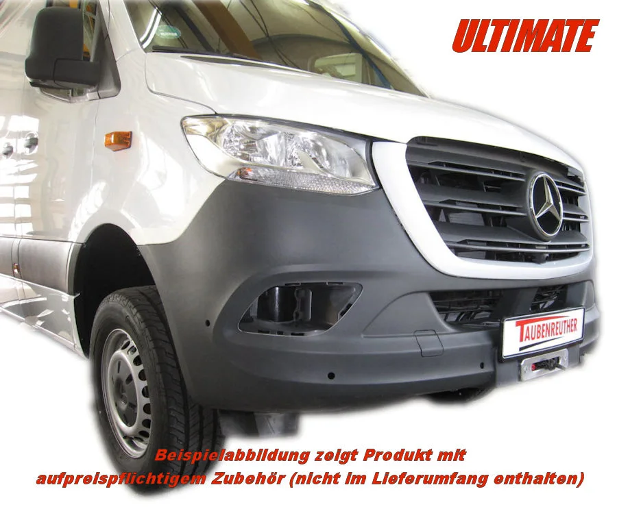Seilwindenanbausatz Mercedes Sprinter 907 ab 2018, incl. WARN XDoppelkabine