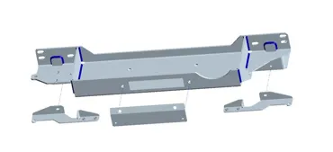 Seilwindenanbausatz Toyota J15 14-18, 2.8 ltr ohne Seilwinde