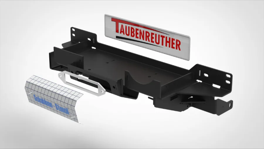 Seilwindenanbausatz Toyota J15 2, 8l D4D ab 2018, ohne Seilwinde