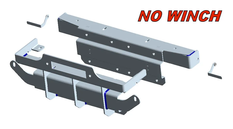 Seilwindenanbausatz VW Amarok 16-23, inkl Schrauben, ohne Seilwinde