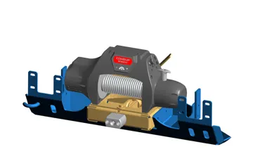 Seilwindenset Jeep Wrangler JK Inkl. Seilspulung. Seil + Seilwinde (4000 kg)