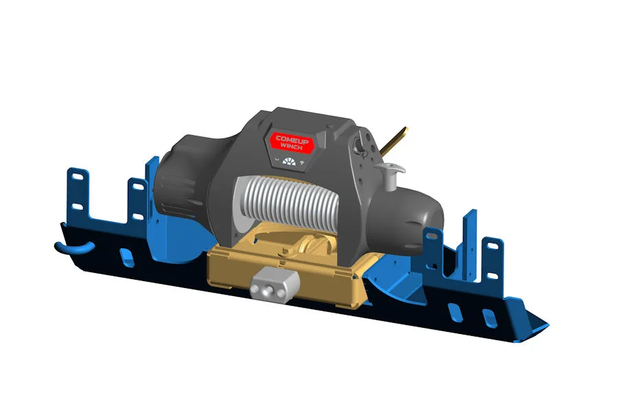 Seilwindenset Jeep Wrangler JK Inkl. Seilspulung. Seil + Seilwinde (4000 kg)