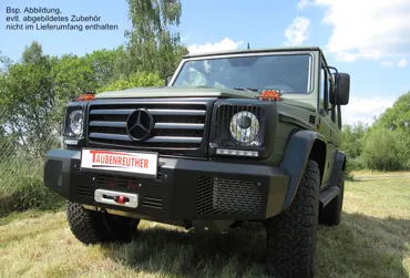 Seilwindenstossstange Mercedes G350 + G500 16-18, inkl. WARN EVO 10S