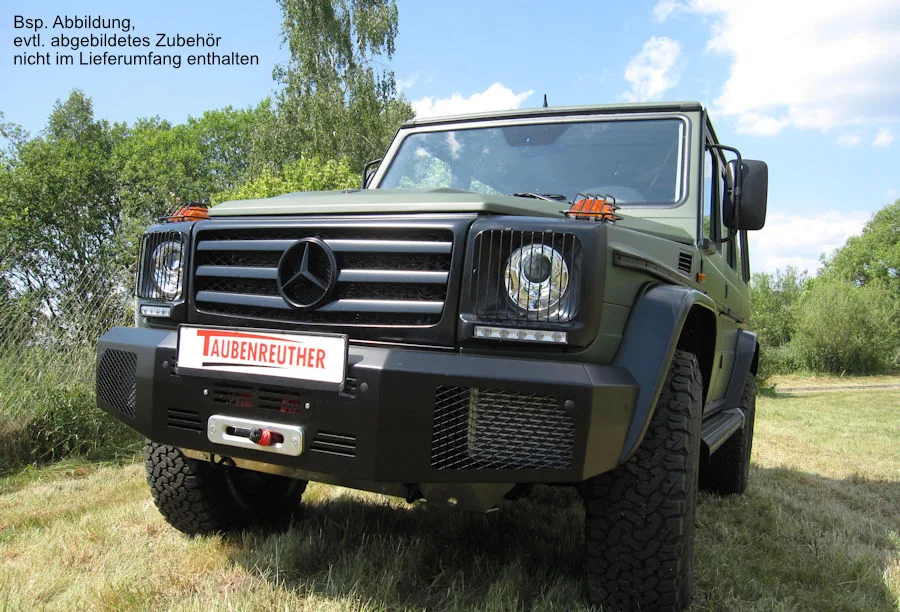 Seilwindenstossstange Mercedes G350 + G500 16-18, inkl. WARN EVO 10S
