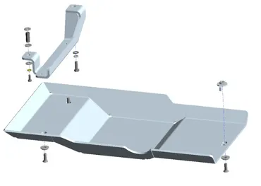Unterfahrschutz Dacia Duster 4x4 Bj. 2018-09/2020, Abgassensor