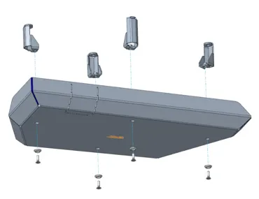 Unterfahrschutz Dacia Duster Diese ltr 09/2020-23, Bluetectank