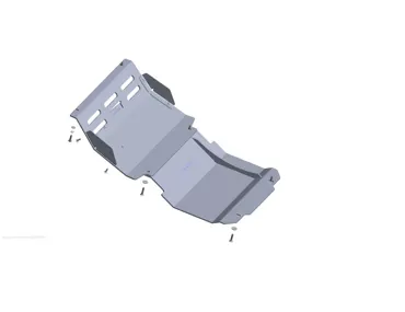 Unterfahrschutz Mitsubishi L200 ab 15 Motor, Diesel Modelle