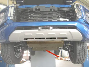 Unterfahrschutz Mitsubishi L200 ab 19 Motor + Getriebe, für Fzg. mit SWA