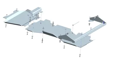 Unterfahrschutz Renault Alaskan – 19 Getriebe + Verteilergetriebe