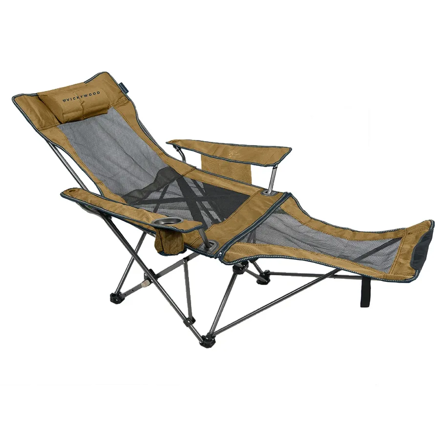VICKYWOOD Camping Stuhl CAMP LOUNGE Desert Earth