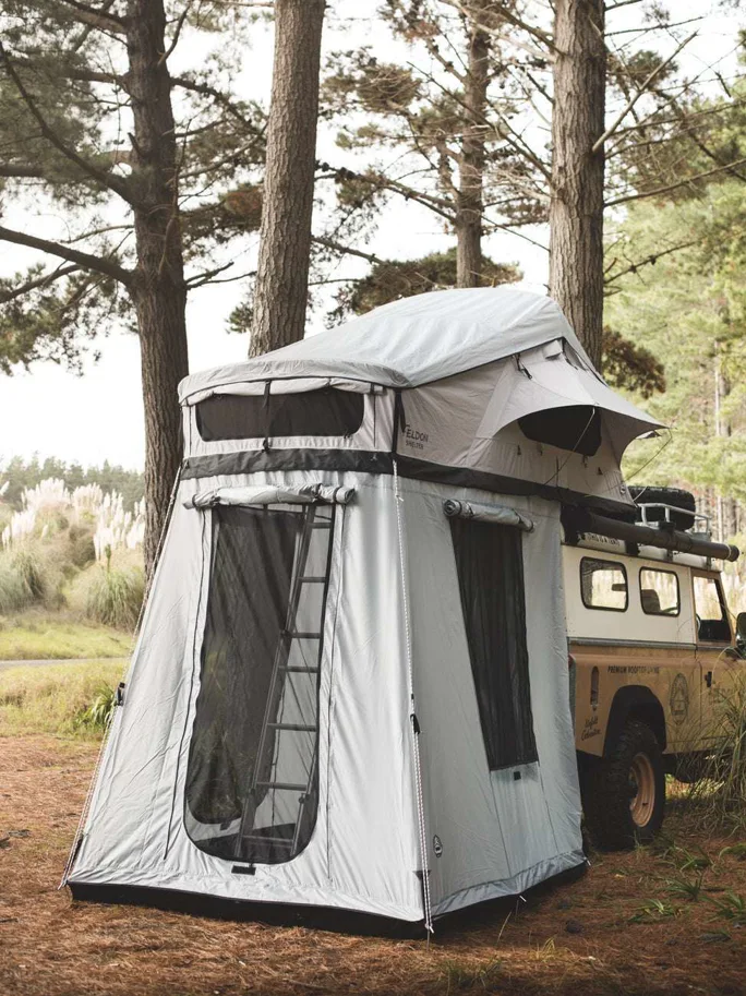 Feldon Shelter CROW'S NEST EXTENDED Vorzelt Grau-Medium (1.9–2.1 m)