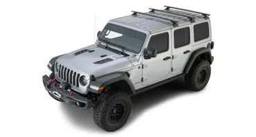 Rhino Rack Sportz (3) 1500 mm, schwarz Backbone + RLT600, Jeep Wrangler JL, LWB