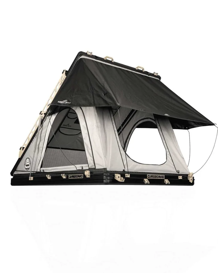 Feldon Shelter HAWK'S NEST V2 Hartschalen-Dachzelt Standard Grau