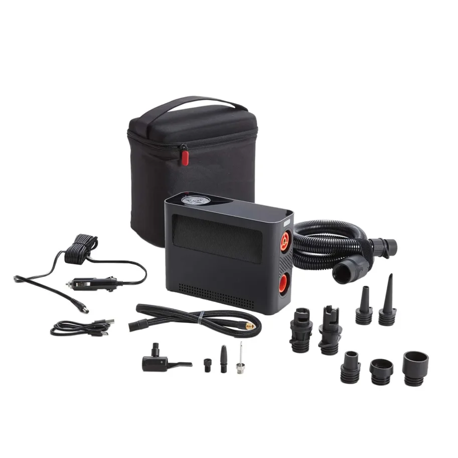 VICKYWOOD Luftpumpe ARROGANTE, für Luftzelte, SUPs, Reifen & mehr