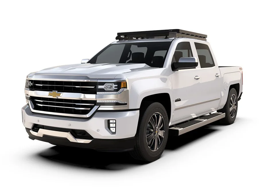 Front Runner Chevrolet Silverado / GMC Sierra 1500/2500/3500 Crew Cab (2014 - 2018) Slimline II Dachträger Kit / Flaches Profil - von Front Runner