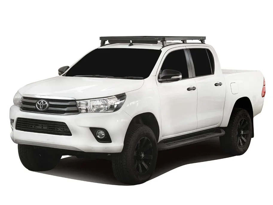 Front Runner Toyota Hilux Revo DC (2016 - Heute) Slimline II Dachträger Kit / Schienen- AND Befestigungsfußsystem