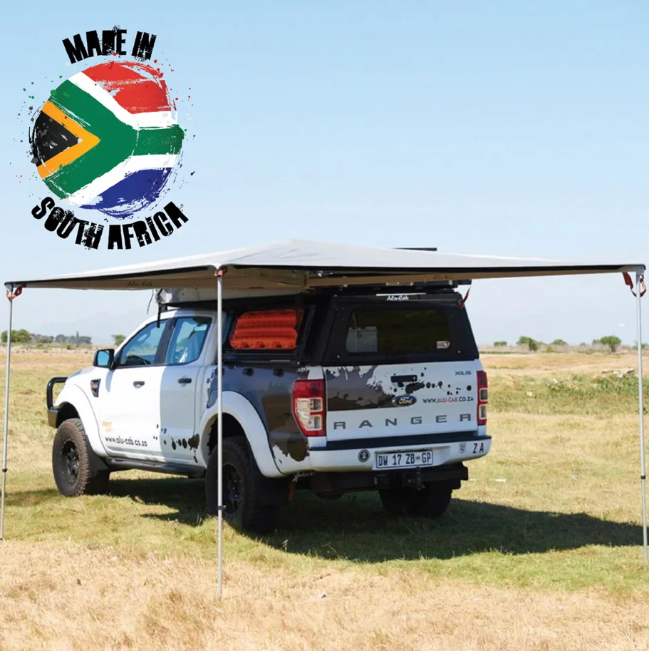 Alu-Cab 270°, 180° und 2m Markise Teleskop-Stützen (Set à 2 Stk.)