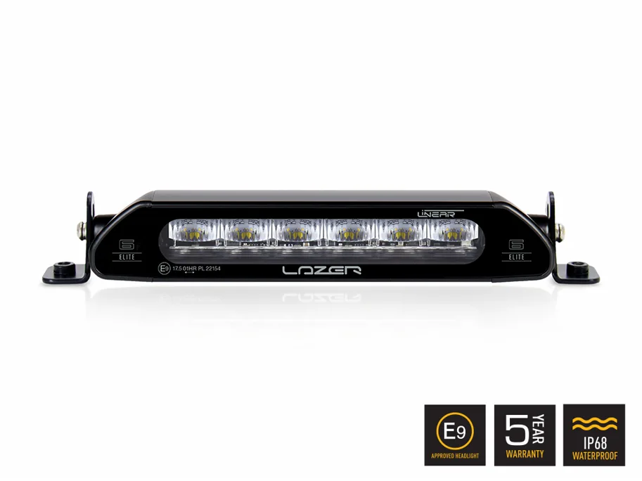 LAZER LINEAR-6 ELITE, LED-Bar E-Prüfzeichen