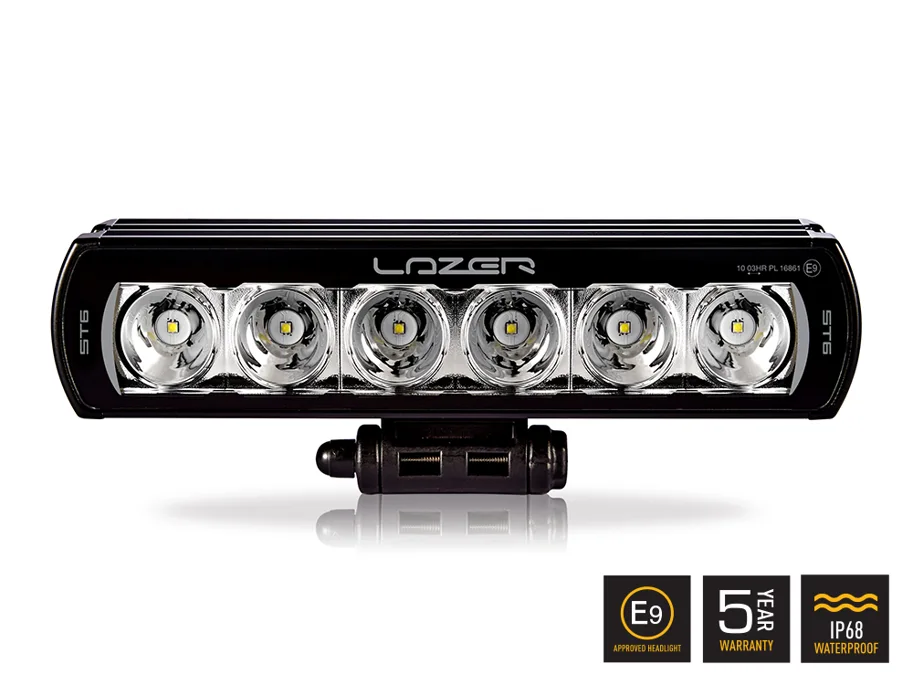 LAZER ST6 Evolution LED-Bar E-Prüfzeichen