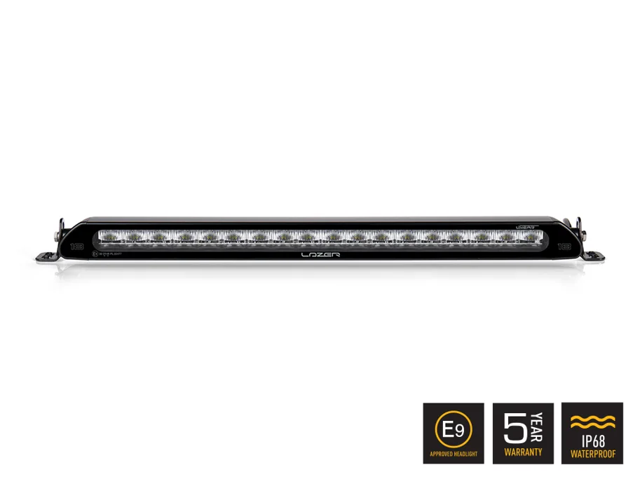 LAZER LINEAR-18, LED-Bar E-Prüfzeichen