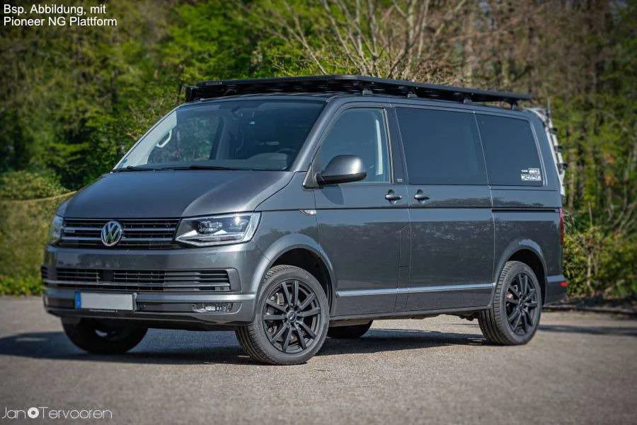 Rhino Rack Pioneer 6 Plattform 2700x1472 Volkswagen Bus T5/T6, inkl. RLT600, f. C-Schiene