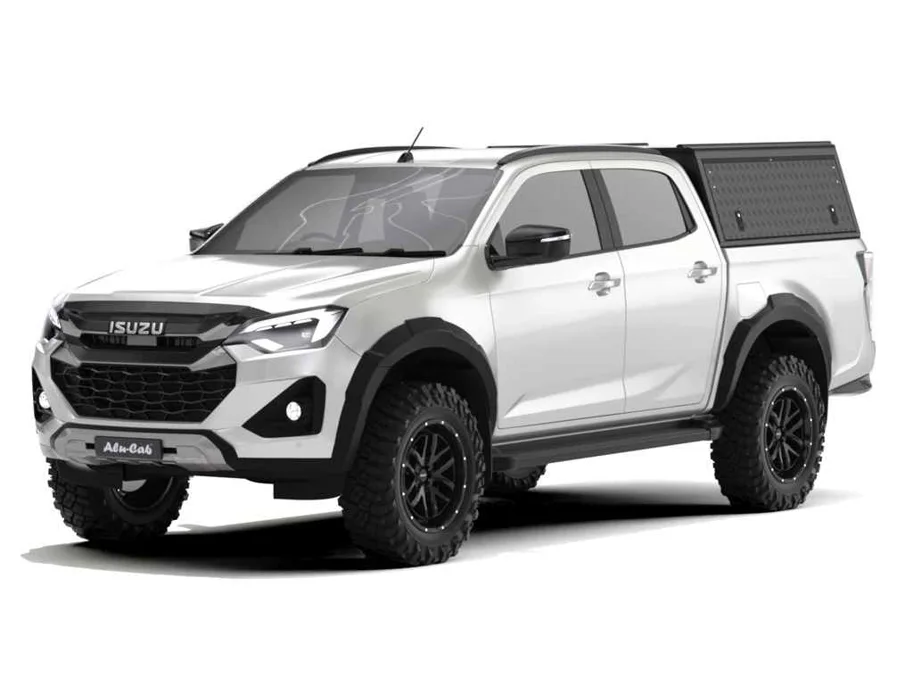 Alu-Cab Hardtop "Guard" für Isuzu D-Max 2020+ Doppelkabine schwarz/ geriffelt