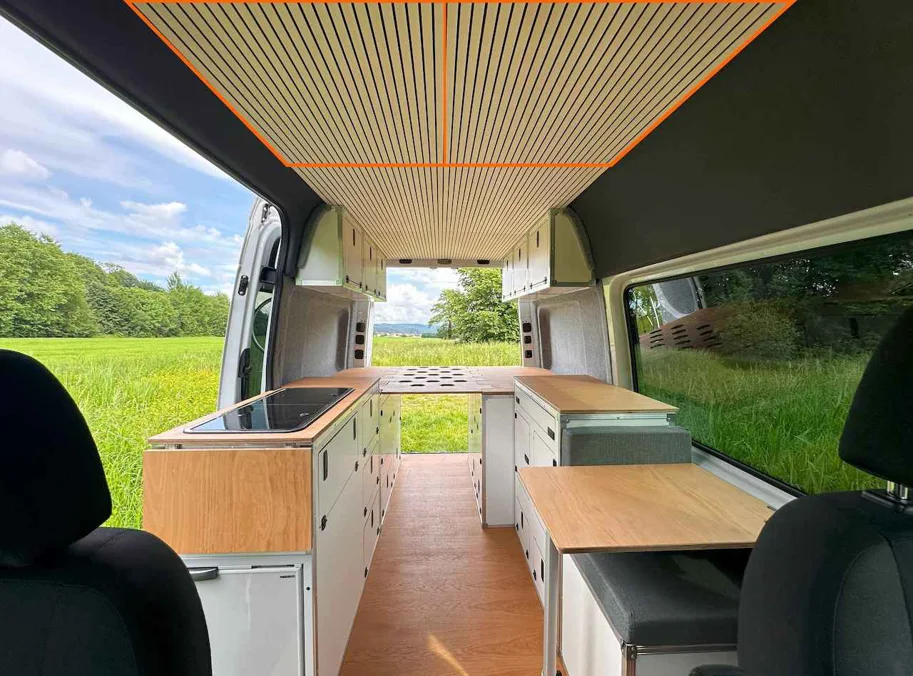 Deckenverkleidung „Akustik-Paneel gross“, 2 Stück à 190 x 85 cm