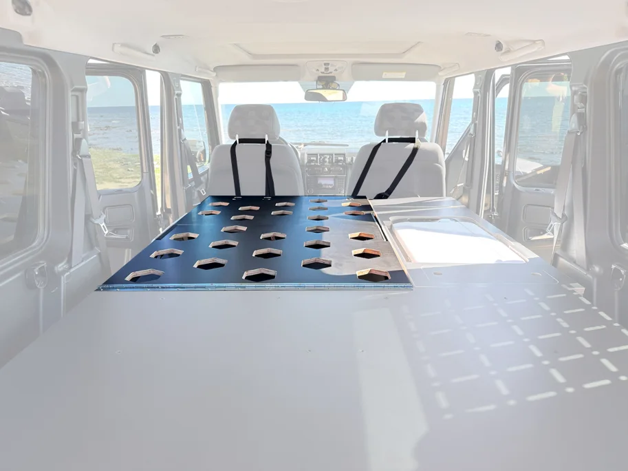 Bett-System links für Kühlbox, passend für Mercedes Benz G