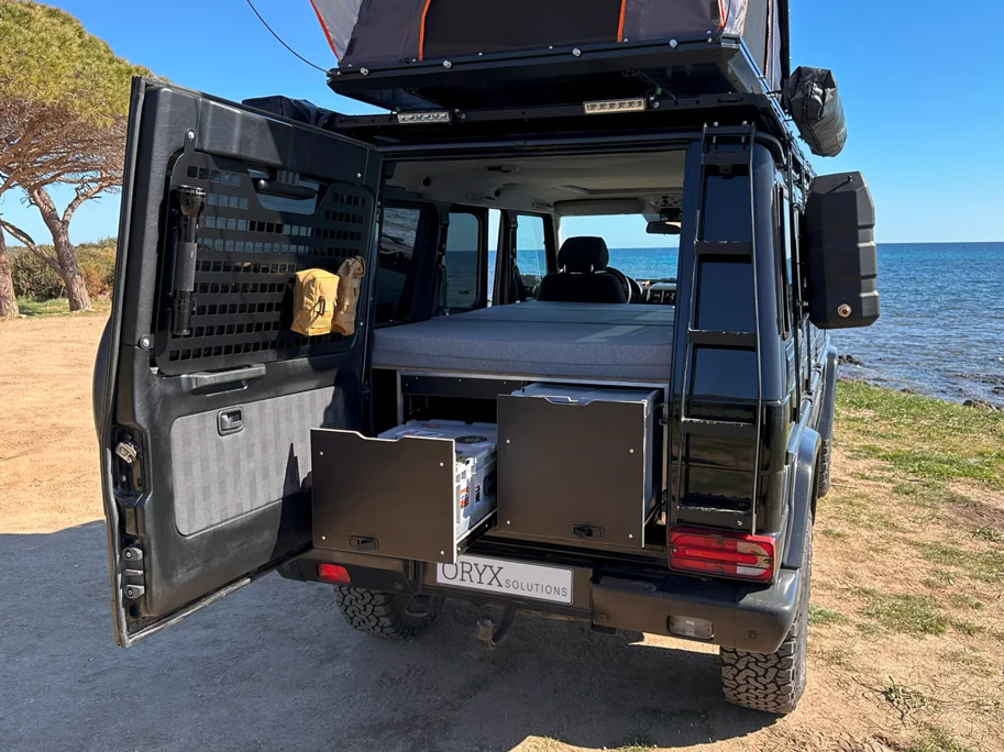 Möbel-Innenausbau-System „FUCHS“, für Mercedes Benz G