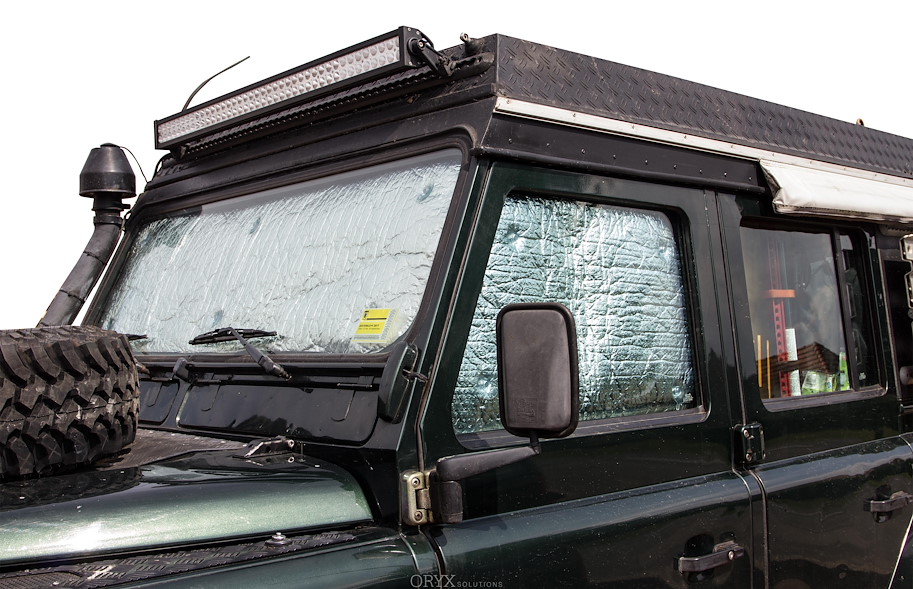 Thermomatten, für Land Rover Defender, Fahrerhaus 3-tlg.