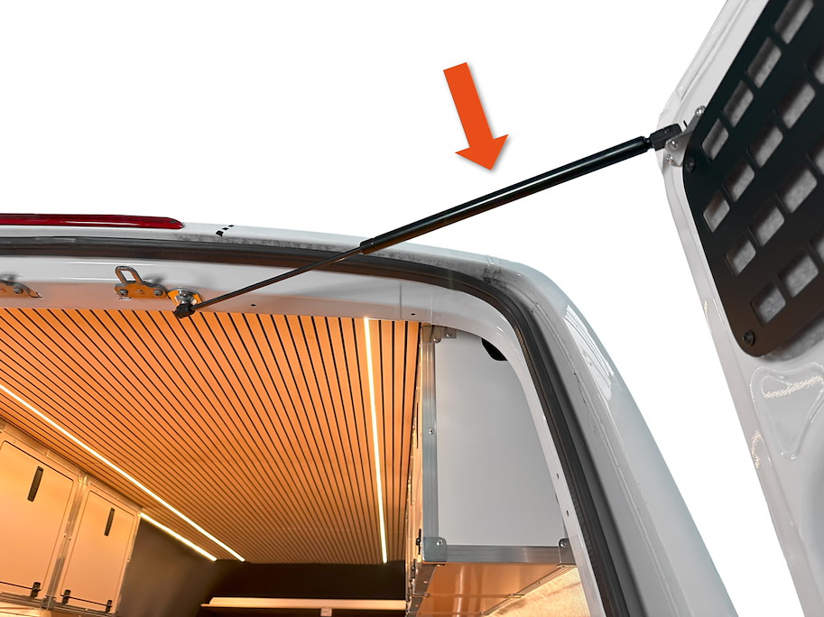 Hecktürdämpfer für MB Sprinter und VW Crafter