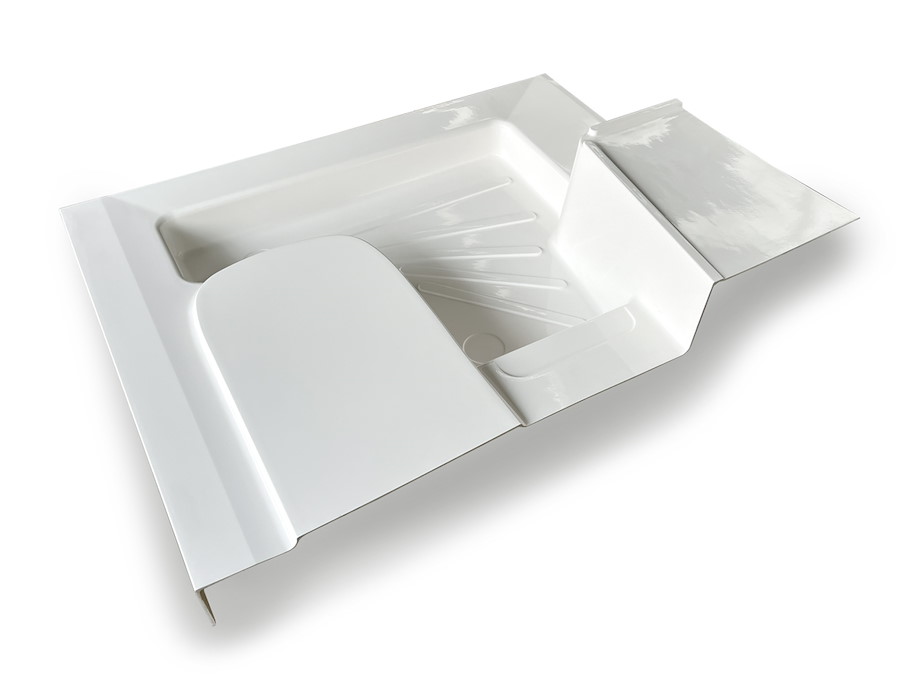 Duschwanne, speziell für MB Sprinter und VW Crafter, GFK