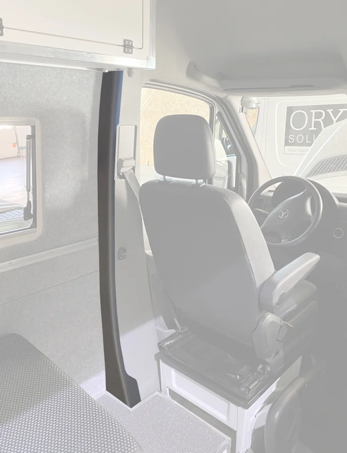 Innenverkleidung, B-Säule, links, passend für Mercedes Benz Sprinter 906 + 907