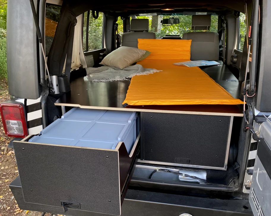 Möbel-Innenausbau-System „Yosemite JK“, passend für Jeep Wrangler JK