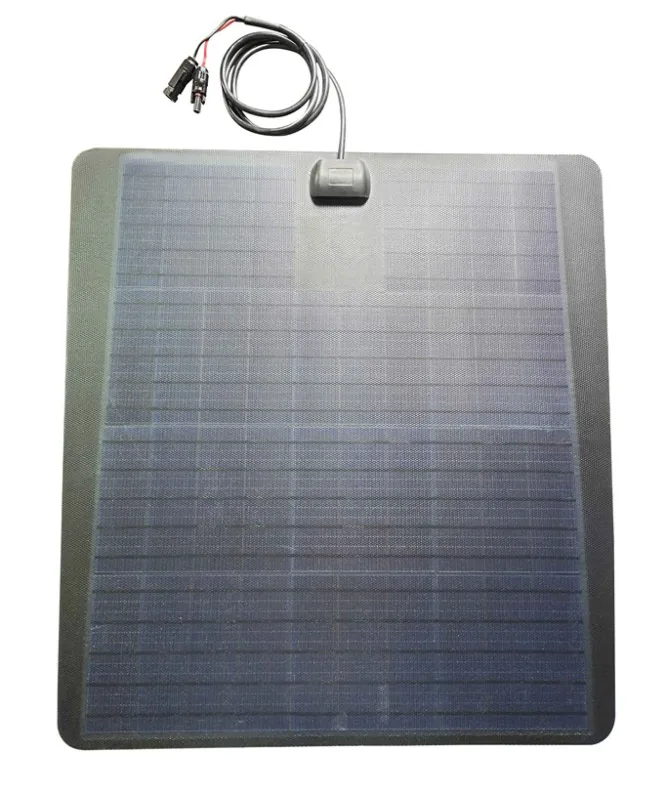 Motorhauben-Solarmodul „ORYX“ (50W), flexibel, für Defender TD4