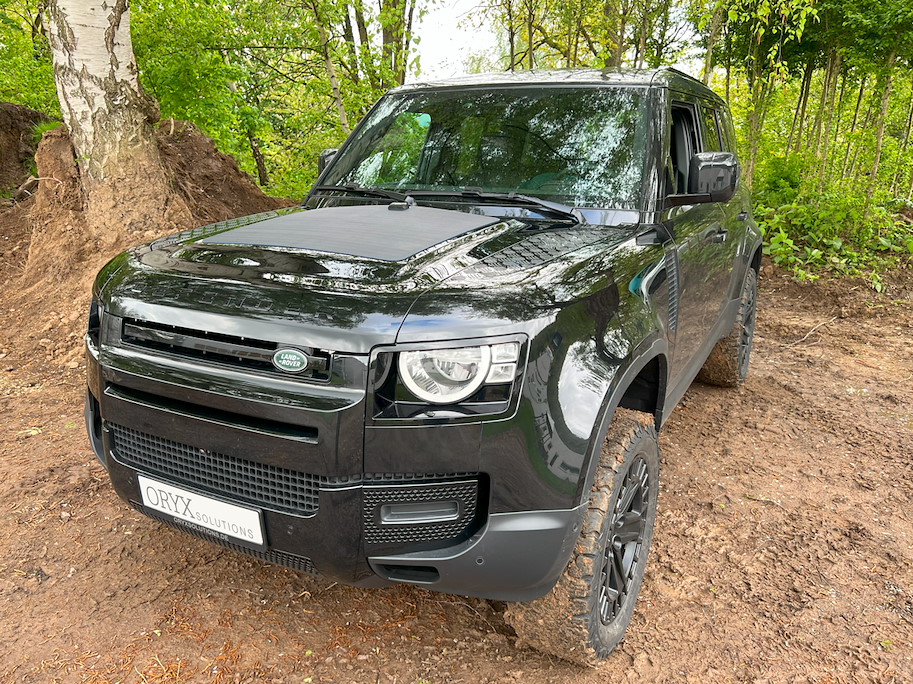 Motorhauben-Solarmodul „ORYX“ (90W), flexibel, für New Defender