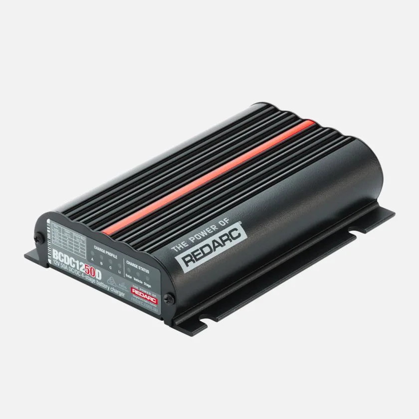 REDARC BCDC1250D, Battery Charger, DC-DC Dual Input, 12 V 50 A, MPPT Regulator
