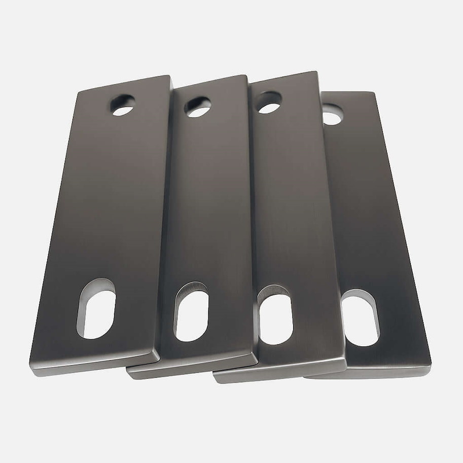 horntools Dachzelt Befestigung Gegenplatte Edelstahl 4 Stück 130 x 30 x 4 mm