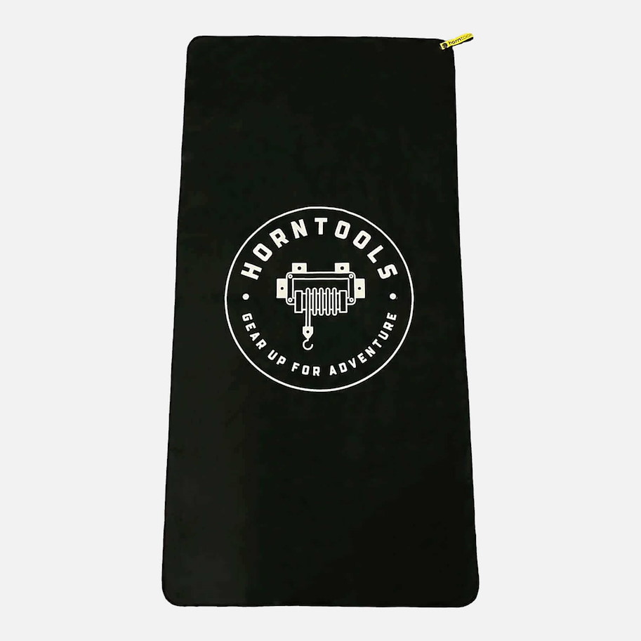 horntools Mikrofaserhandtuch Schwarz