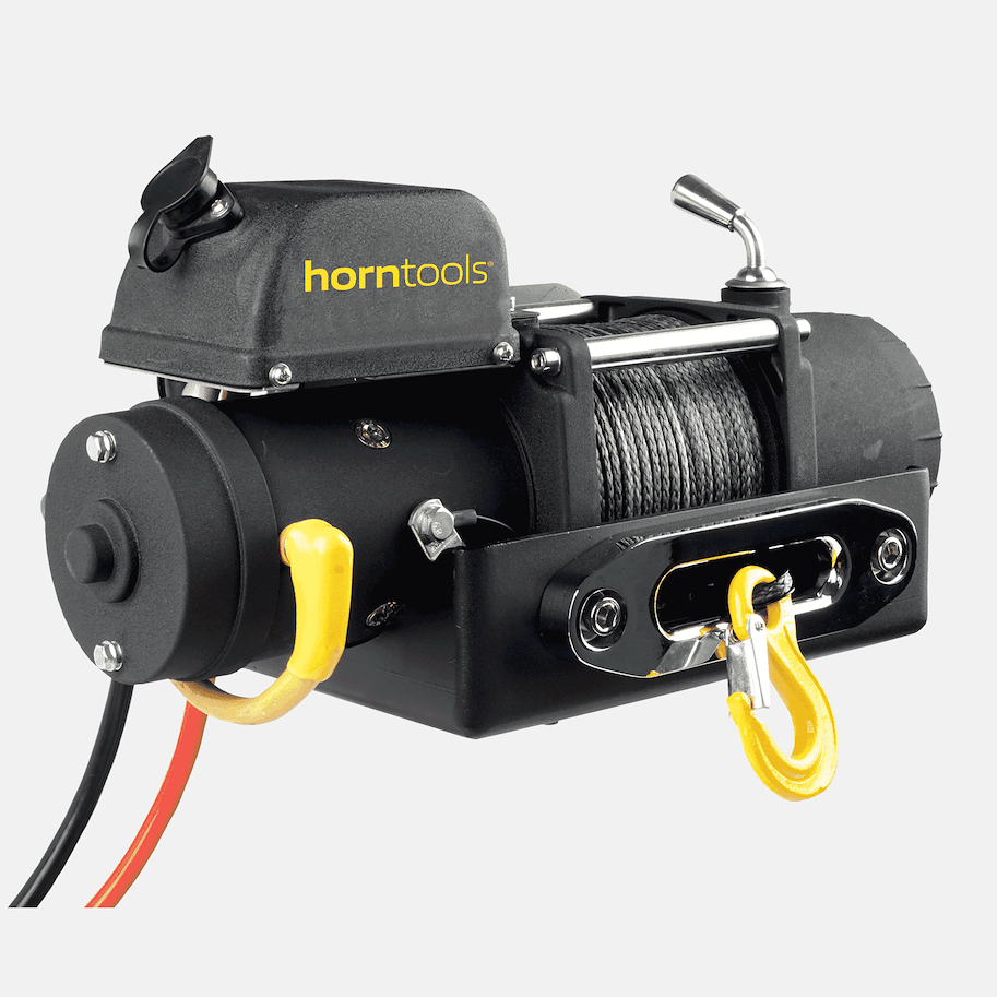horntools Mobiles Seilwindensystem Super Speed 4.3 Tonnen 12V mit 80m Kunststoffseil