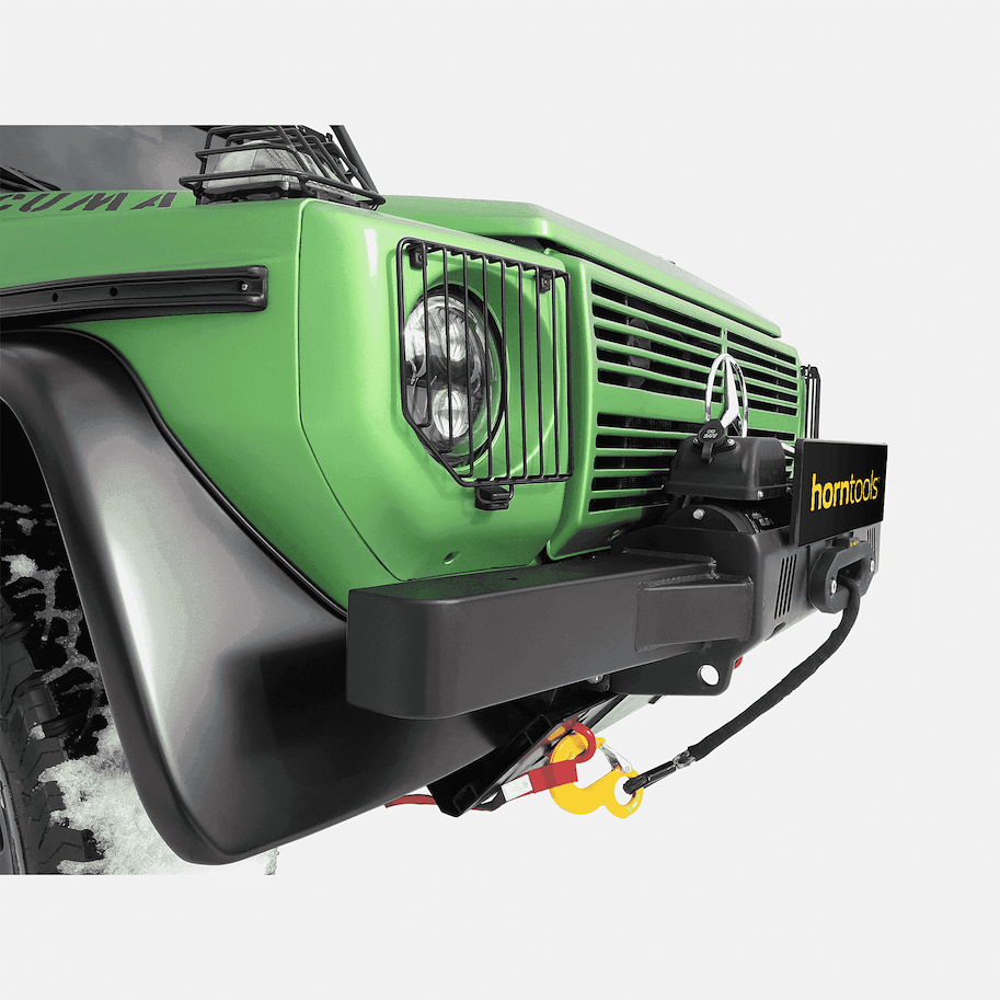 horntools Seilwinden Stoßstange Mercedes / Puch G