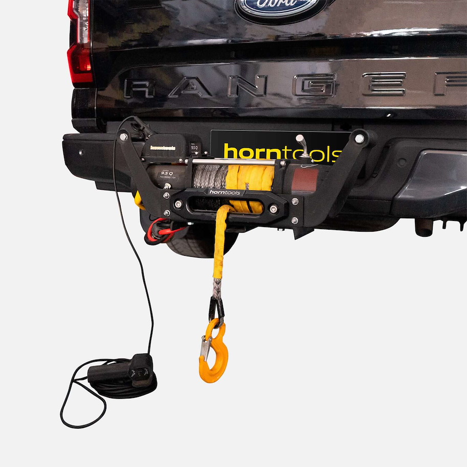 horntools Seilwindesystem Alpha Mobil für 2 Zoll Vierkantrohr (AHK)