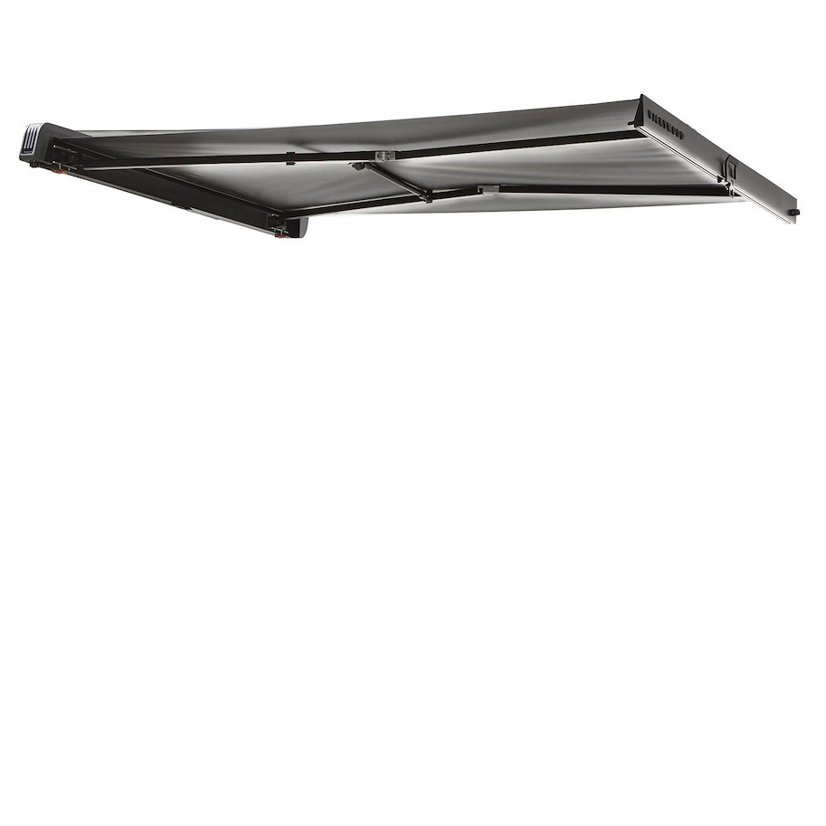 VICKYWOOD Aluminium Seitenmarkise BRANCH AUTOMATIC 2M grau