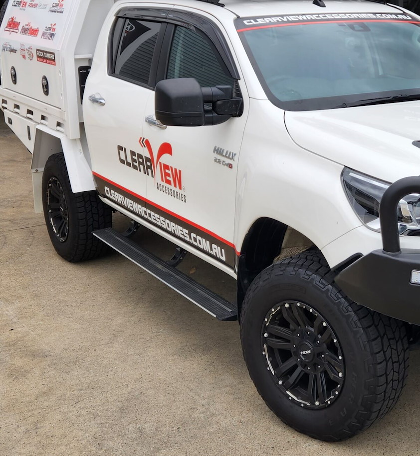 ClearView Power-Boards Toyota HiLux Revo Double Cab ab 2015
