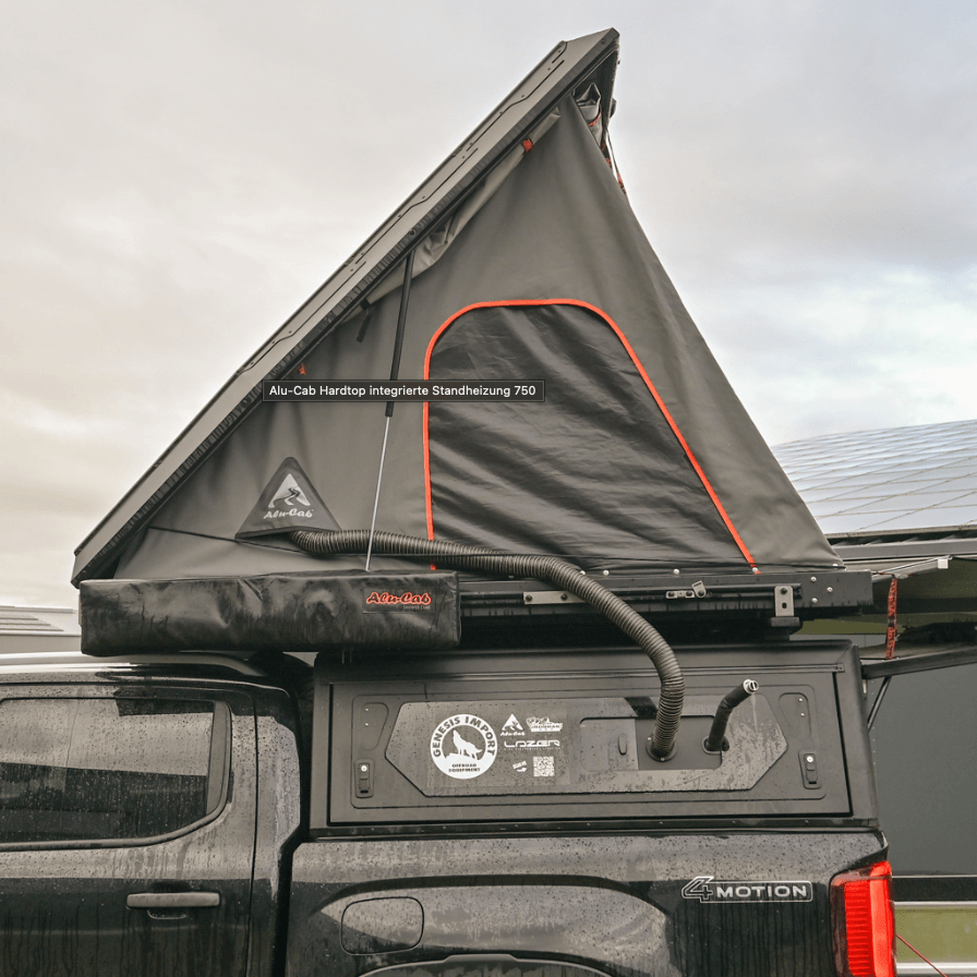 Alu-Cab Hardtop integrierte Standheizung 750