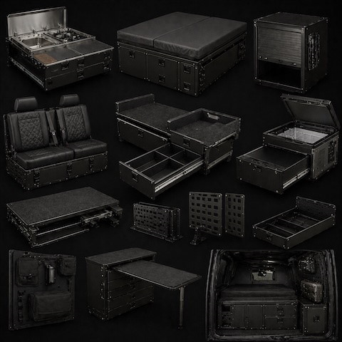 Innenausbau Fahrzeugkoffer Overlanding