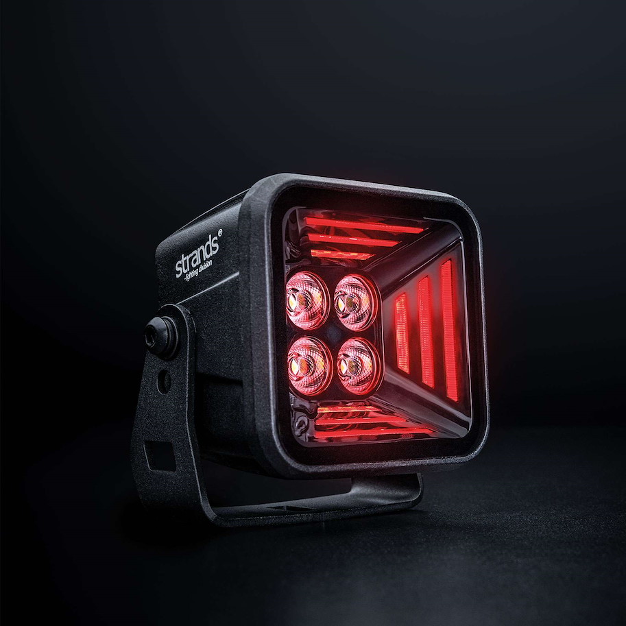 Strands Lighting DARK KNIGHT FORTEX WORK LIGHT 38W RED