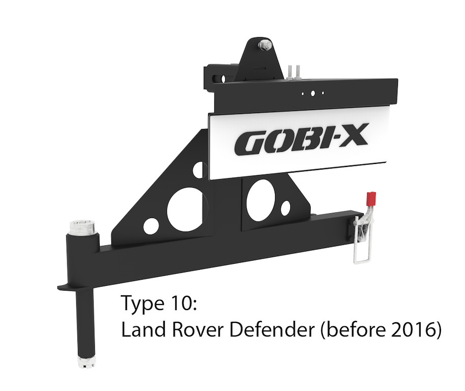 Gobi-X Spare Wheel Carrier-Type 10-LHS